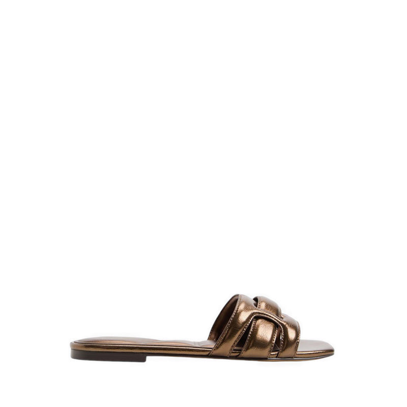 Elenaria Women's Flat Sandals - Bronze
