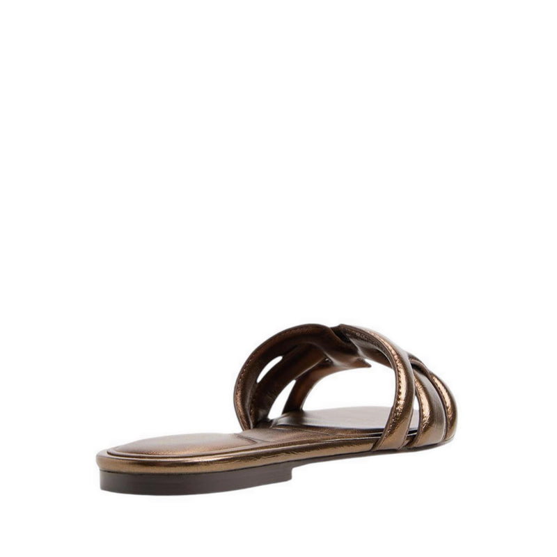 Elenaria Women's Flat Sandals - Bronze