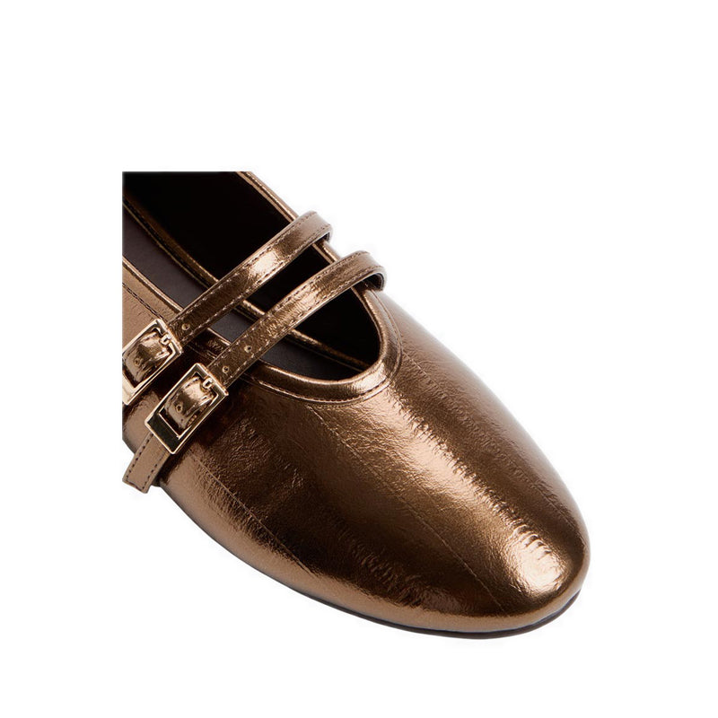 Ulelibaen Women's Ballerinas & Mary Janes - Bronze