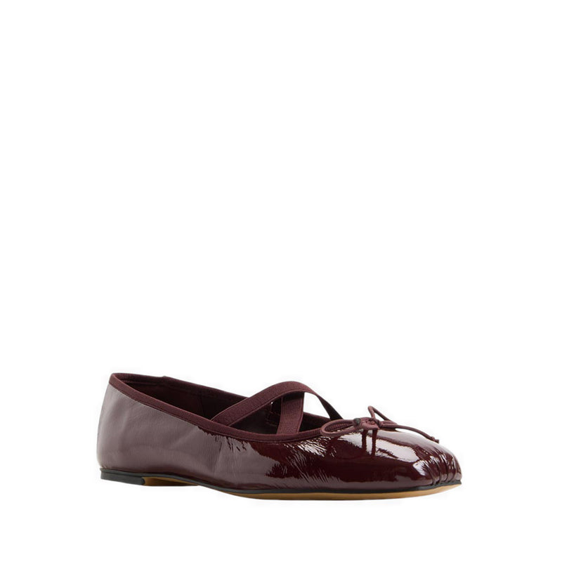 Olllie Women's Ballerinas & Mary Janes - Dark Red