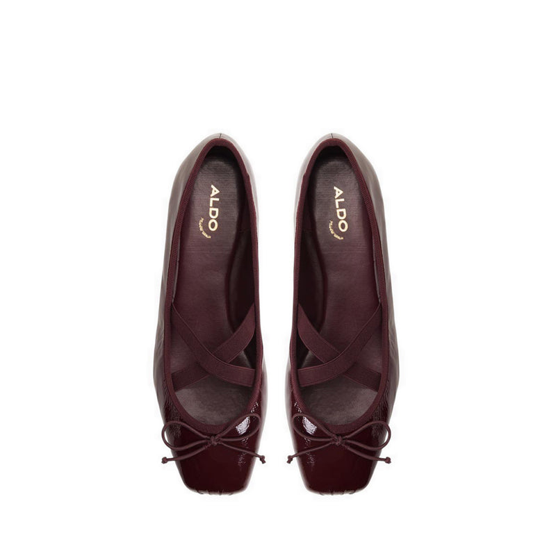 Olllie Women's Ballerinas & Mary Janes - Dark Red