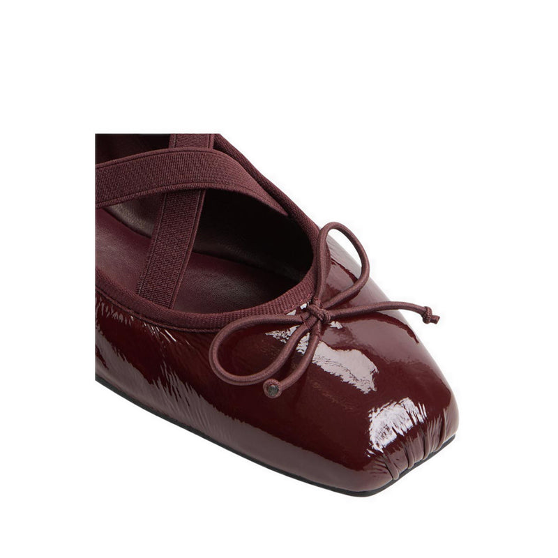 Olllie Women's Ballerinas & Mary Janes - Dark Red