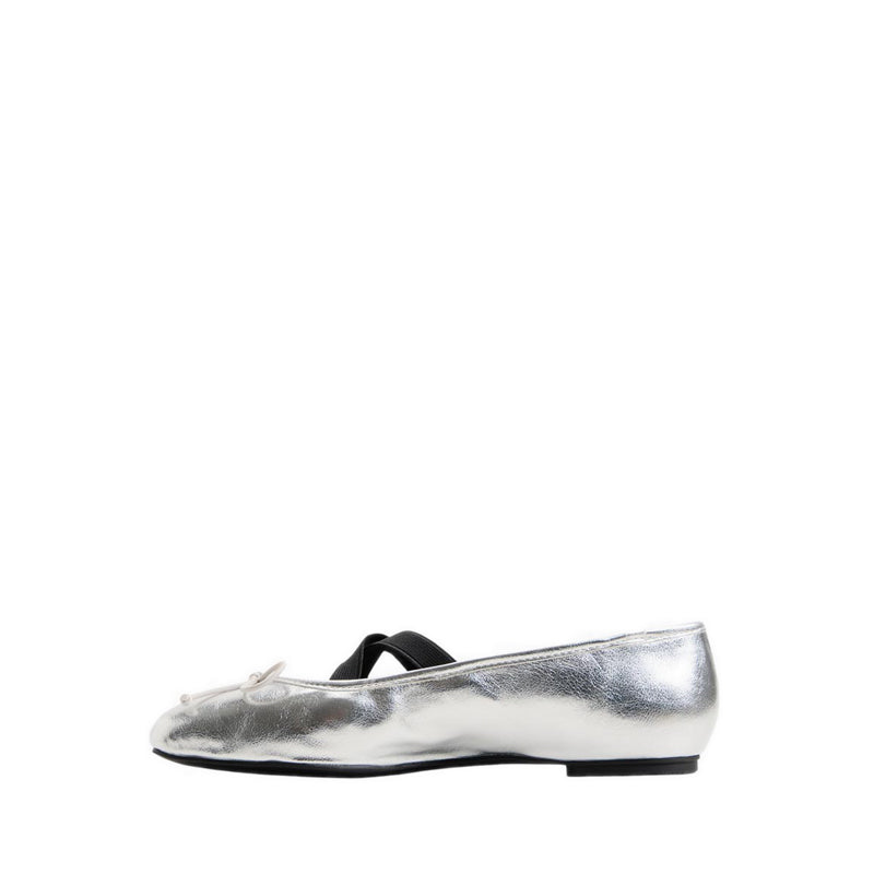 Olllie Women's Ballerinas & Mary Janes - Silver