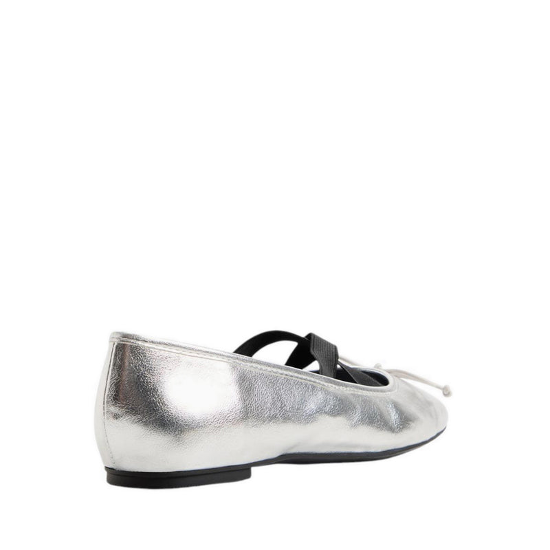 Olllie Women's Ballerinas & Mary Janes - Silver