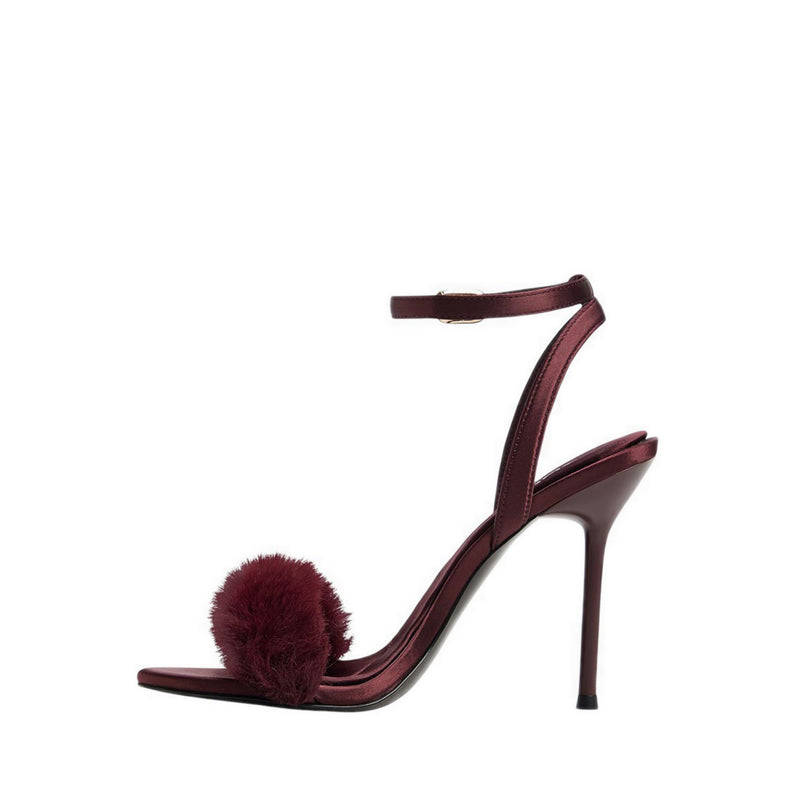 Marilou Women's Heeled Sandals - Bordo