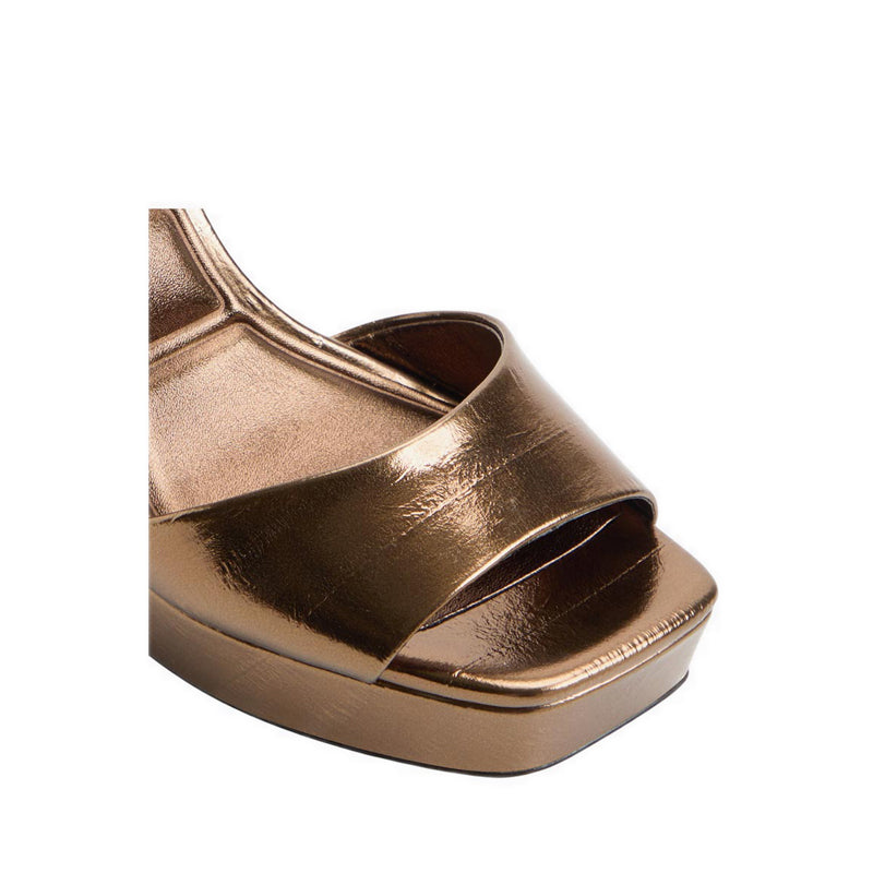 Chicgleam Women's Heeled Sandals - Bronze