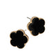 Petals Women's Earrings - Dark Green