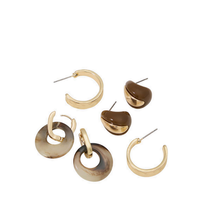 Novela Women's Earrings - Light Brown