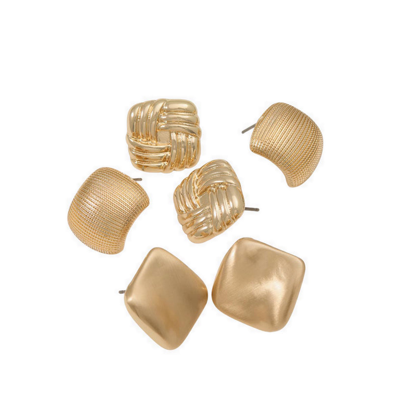 Itbuttons Women's Earrings - Gold