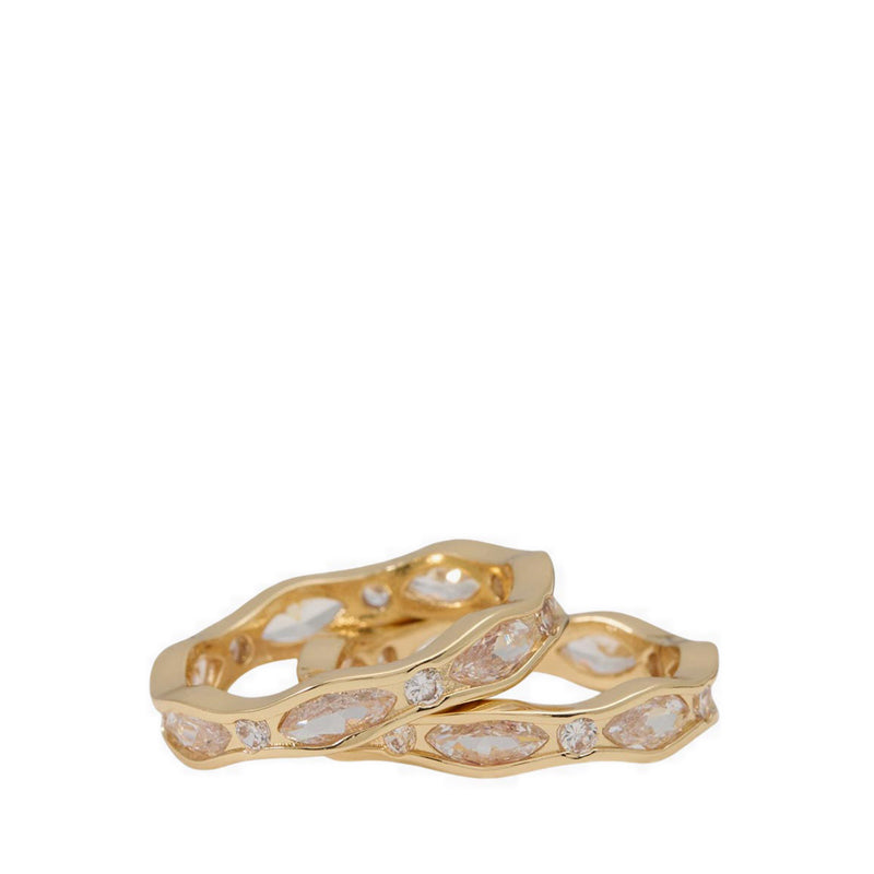 Cynthyar Women's Rings - Gold/Clear Multi