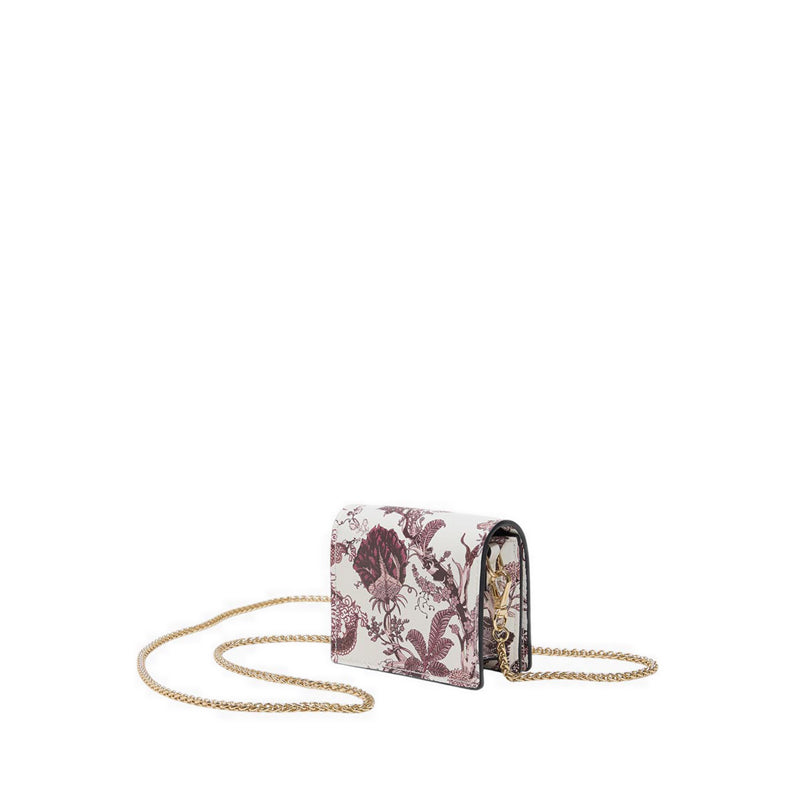 Aldo Classicwallet Women's Wallet On A Chain Red Multi