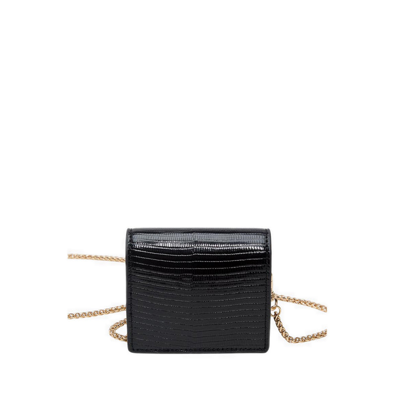 Aldo Classicwallet Women's Wallet On A Chain Black