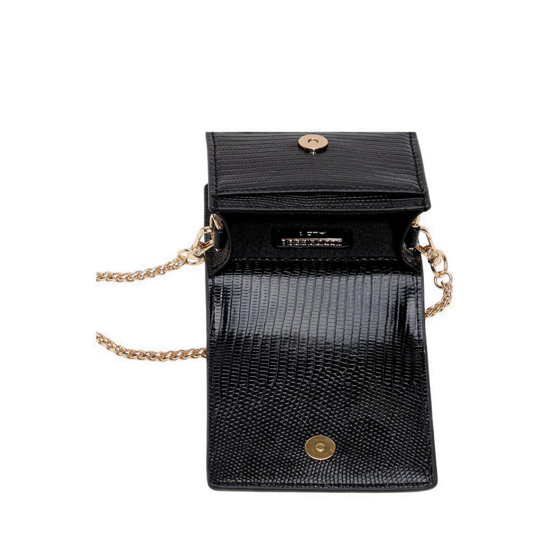 Aldo Classicwallet Women's Wallet On A Chain Black