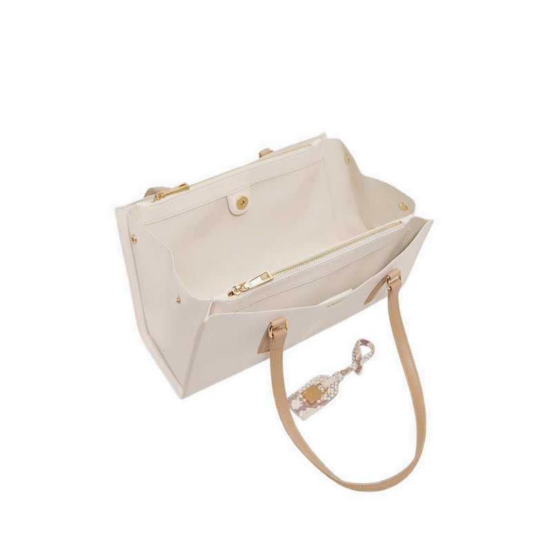 Londongirl Women's Satchel Bag - Cream Multi