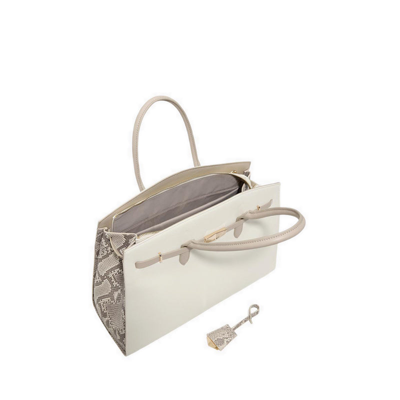 Claudiea Women's Tote Bag - Cream Multi