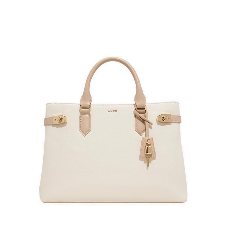 Hermynie Women's Satchel - Cream Multi