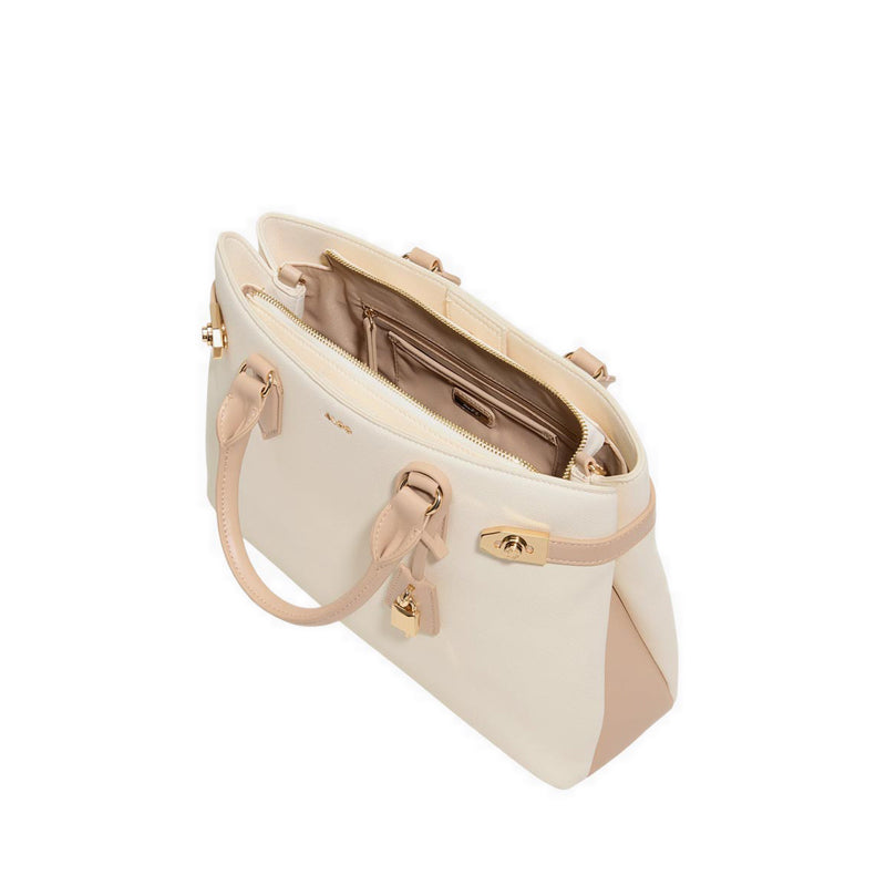 Hermynie Women's Satchel - Cream Multi